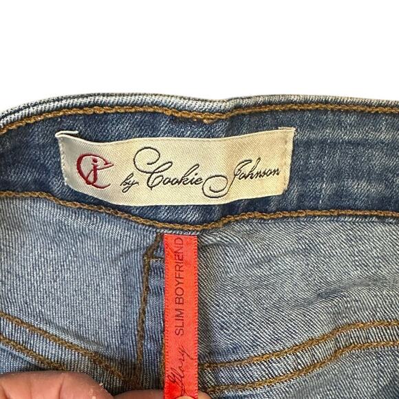 CJ by Cookie Johnson Glory Slim Boyfriend Jeans Medium Wash Women’s Size 27 - Picture 3 of 8